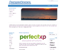 Tablet Screenshot of alentejoradical.com